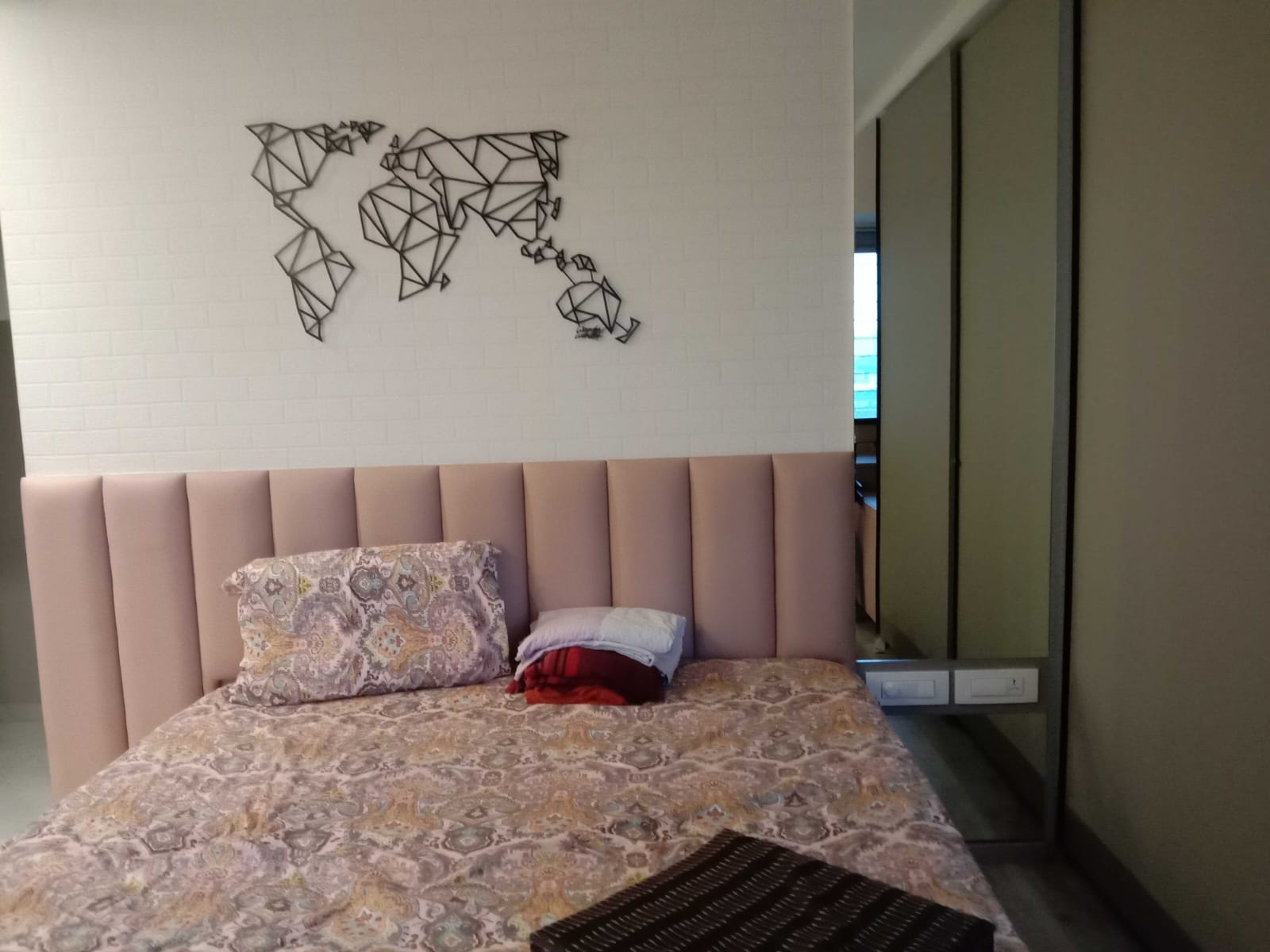 Kids Room Whimsical Cloud False Ceiling with Ambient Blue LEDs